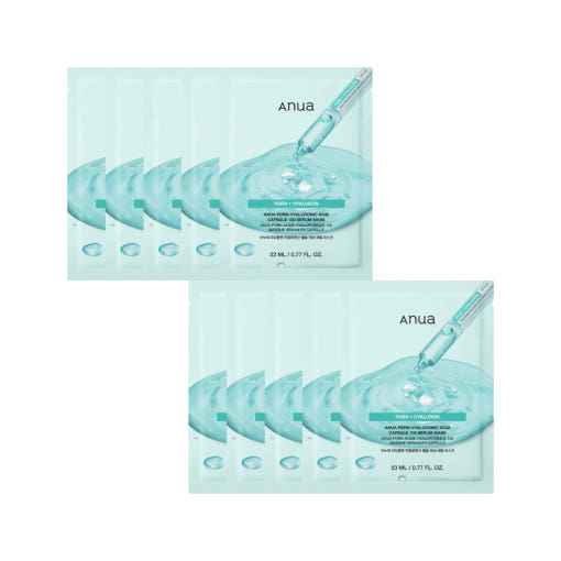 Anua PDRN Hyaluronic Acid Capsule 100 Serum Mask Sheet 23ml*10ea