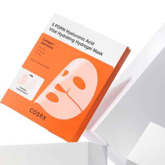 COSRX 5 PDRN Hyaluronic Acid Vital Hydrating Hydrogel Mask 34g X 3ea